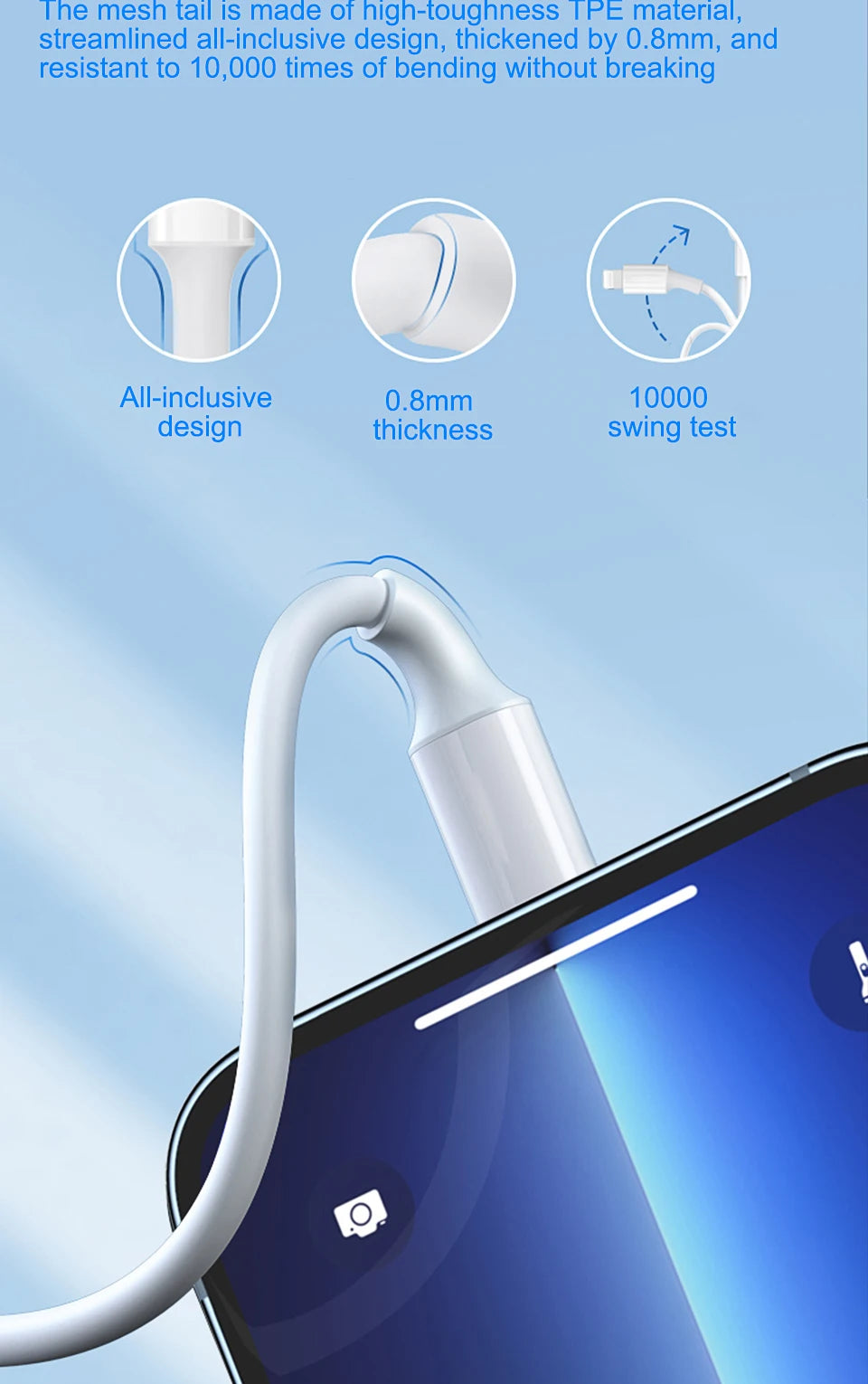 PD 20W Type C Fast Charging Cable for iPhone & iPad - Blitzy Watch 