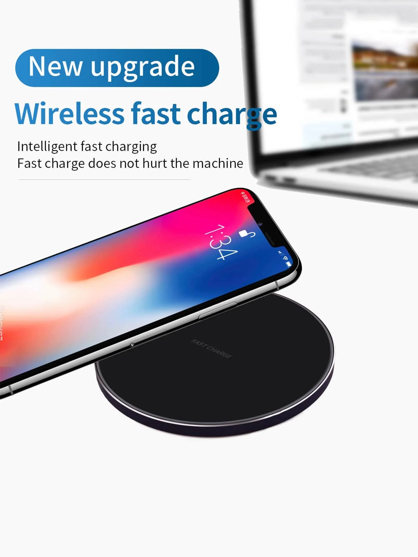 200W Wireless Charger Pad for iPhone & Android - Blitzy Watch 