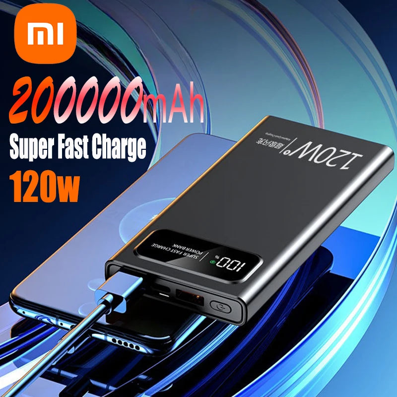 Xiaomi 200,000mAh 120W Super Fast Charging Power Bank - Blitzy Watch 