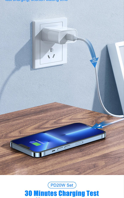 PD 20W Type C Fast Charging Cable for iPhone & iPad - Blitzy Watch 
