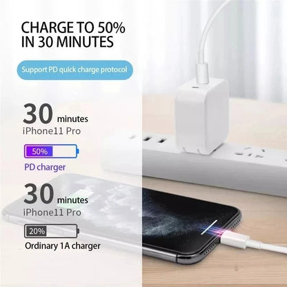 PD 20W Type C Fast Charging Cable for iPhone & iPad - Blitzy Watch 